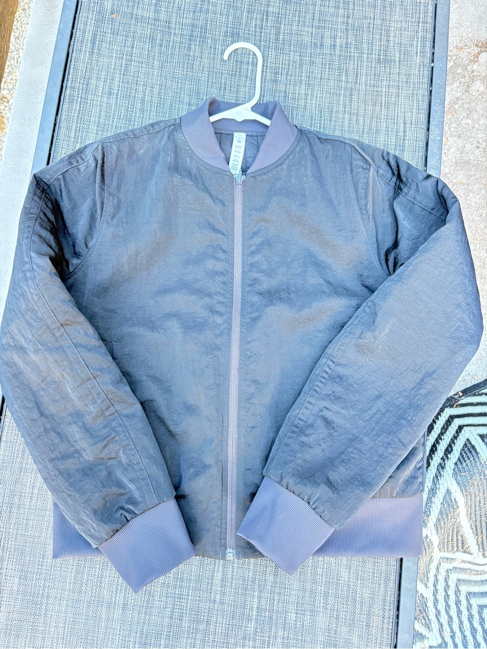 lululemon athletica Men's Slate Gray Bomber Jacket